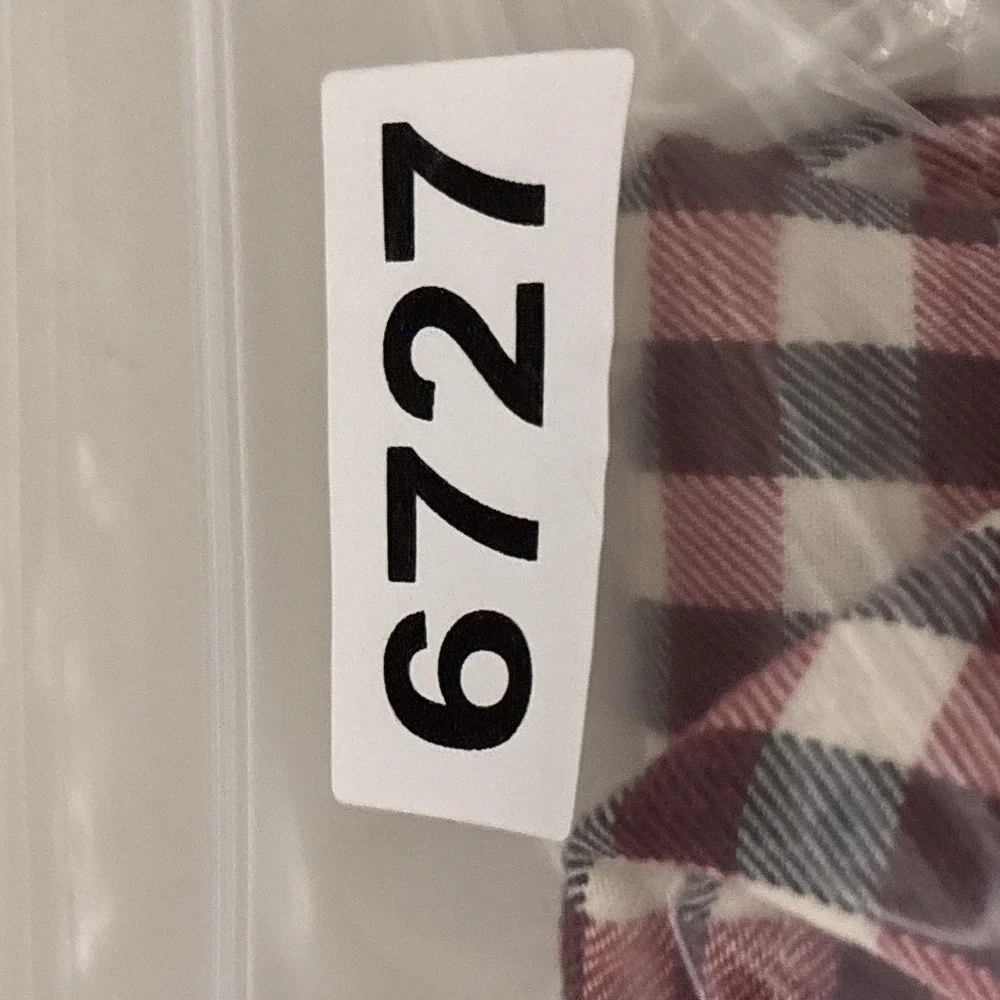 Banana Republic Shirt L Camden‎ Fit Red Gray Gingham Plaid Luxe Flannel Button